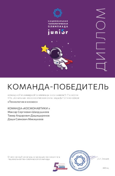 НТО Junior - 2023.